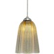 Zanfirico FJ Pendant - Satin Nickel / Zanfirico Gold Zanfirico FJ Pendant - Satin Nickel / Zanfirico Gold