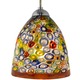 Elan FJ Pendant - Satin Nickel / Klimt Multi
