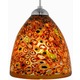 Elan FJ Pendant - Satin Nickel / Klimt Amber