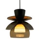 Cascade Pendant - Satin Nickel / Gray Cord / Dawn
