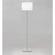 Bolo Classic Floor with In Line Dimmer - Polished Aluminum / White