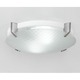 Facet Clip 2X26W CFL Ceiling/Wall - Brushed Nickel / Clear Facet Clip 2X26W CFL Ceiling/Wall - Brushed Nickel / Clear