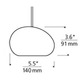 KL River Rock Wedge Pendant - /