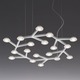 LED Net Circle Suspension Light - Aluminum / 