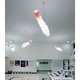 Noto 70 Watt Suspension Light - Steel / White Glass Noto 70 Watt Suspension Light - Steel / White Glass