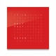 Qlocktwo Wall Clock -  / Cherry Cake