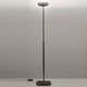 Larossa Floor Lamp - Anodized Aluminum / White