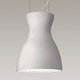 Queen Pendant - Matte White Queen Pendant - Matte White /