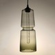 Groove Cylinder Pendant - Black / Grey