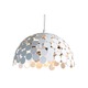 Pin-Up Hanging Lamp - Matte White / Gold
