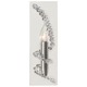 Coco Left Wall Lamp - Nickel Coco Left Wall Lamp - Nickel /