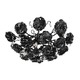 Love You Love You Not Ceiling Lamp - Black / 