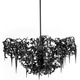 Flower Power Chandelier Round Upside Down - Black Flower Power Chandelier Round Upside Down - Black /