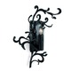 Flower Power Left Wall Sconce - Black / 