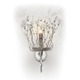 Candles and Spirits Wall Lamp - Nickel / Crystal