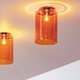 Spillray Small Ceiling - Chrome / Orange Spillray Small Ceiling - Chrome / Orange
