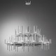 Spillray 30 Chandelier - Chrome / Clear Spillray 30 Chandelier - Chrome / Clear