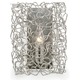 Crystal Waters Wall Lamp - Nickel Crystal Waters Wall Lamp - Nickel /