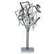 Delphinium Table Lamp - Nickel / 