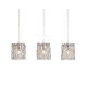 Hollywood In Line Hanging Lamp - Nickel / 