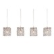Hollywood In Line Hanging Lamp - Nickel / 