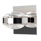 Optos Wall Sconce - Chrome / Clear-Clear Optos Wall Sconce - Chrome / Clear-Clear