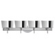 Groove Round Wall Sconce - Chrome / Mirror / Frost Groove Round Wall Sconce - Chrome / Mirror / Frost