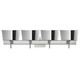 Groove Square Wall Sconce - Satin Nickel / Mirror / Frost Groove Square Wall Sconce - Satin Nickel / Mirror / Frost