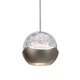 Qp Genesis LED Quick Connect Pendant - Brushed Nickel / Clear Qp Genesis LED Quick Connect Pendant - Brushed Nickel / Clear