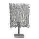 Hollywood Block Table Lamp - Nickel / 