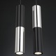 Io LED Pendant - Polished Aluminum / Black Io LED Pendant - Polished Aluminum / Black