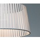 Ribbon SO60 Suspension - Satin Nickel / White