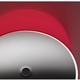Round PP Wall Sconce with Glass Lens - Chrome / Red Round PP Wall Sconce with Glass Lens - Chrome / Red