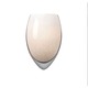 Firefrit Wall Sconce - Satin Nickel / White Frit