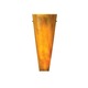 Mini Larkspur Wall Sconce - Satin Nickel / Beach Amber