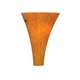 Melrose Flush Wall Sconce - Satin Nickel / Tahoe Pine Amber Melrose Flush Wall Sconce - Satin Nickel / Tahoe Pine Amber