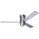 Cirrus Hugger Fan W / Out Light - Brushed Aluminum / Aluminum
