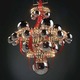 Royal BB Suspension with Frame and Balls - High Gloss Red / Polished Chrome
