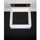 Window Ceiling Lamp - Polished Aluminum / White Window Ceiling Lamp - Polished Aluminum / White