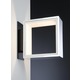 Window Wall Lamp - Polished Aluminum / White