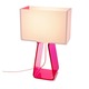 Tube Top Color Table Lamp - Pink / White