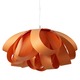Agatha Suspension - Brushed Nickel / Orange Wood Agatha Suspension - Brushed Nickel / Orange Wood