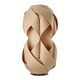 Anfora Floor Lamp - Brushed Nickel / Beech Wood