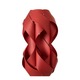 Anfora Floor Lamp - Brushed Nickel / Red Wood