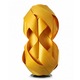 Anfora Floor Lamp - Brushed Nickel / Yellow Wood