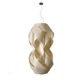 Anfora Large Suspension - Brushed Nickel / American White Wood