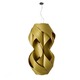 Anfora Large Suspension - Brushed Nickel / Green Wood