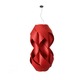 Anfora Large Suspension - Brushed Nickel / Red Wood