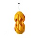 Anfora Large Suspension - Brushed Nickel / Yellow Wood