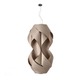 Anfora Medium Suspension - Brushed Nickel / Grey Wood